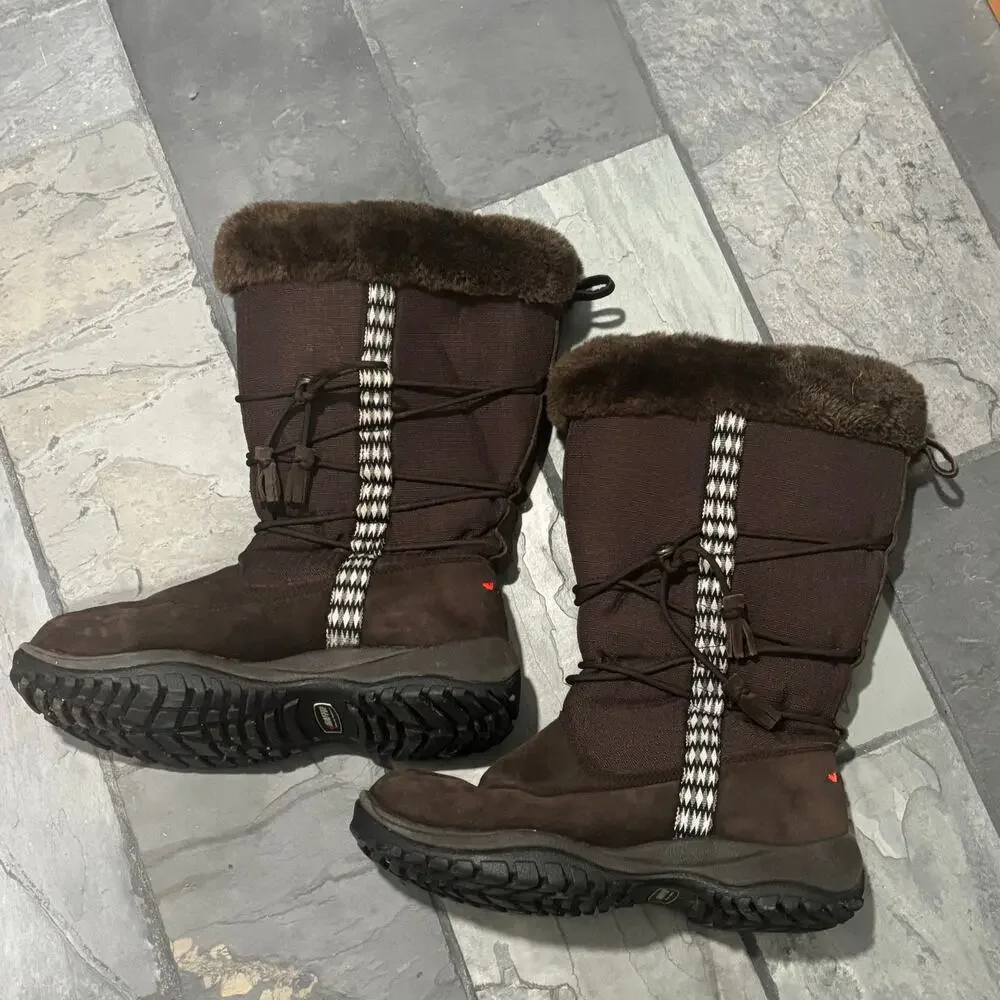 Baffin Amak Brown Waterproof Mid-Calf Boots. -size 9